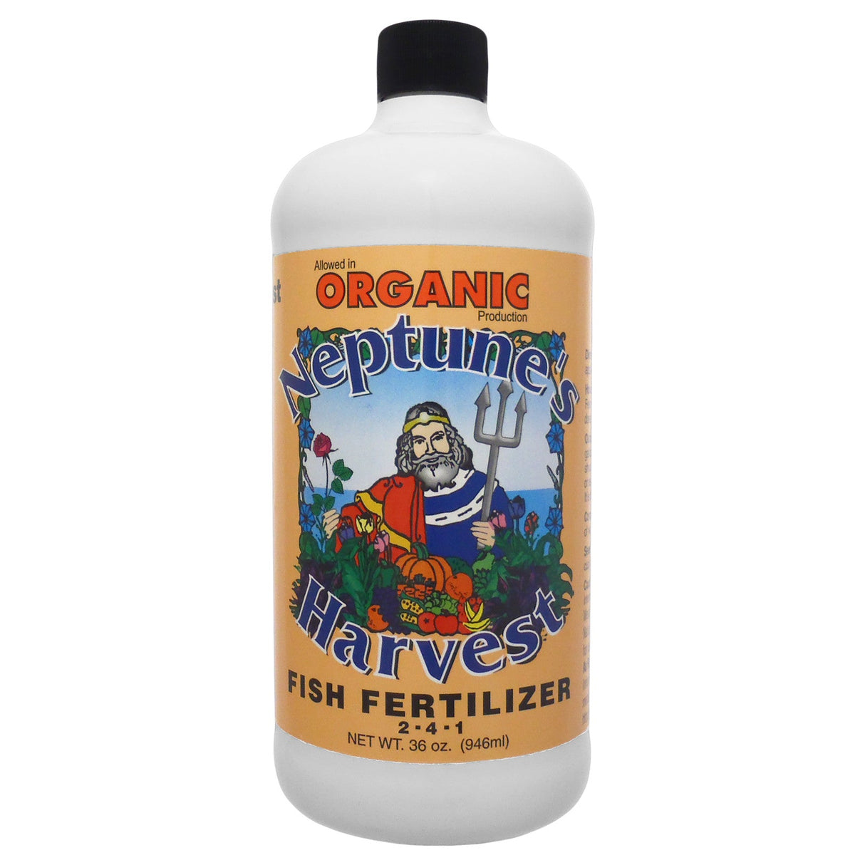 Neptune's Harvest Organic Liquid Fertilizer: Fish: 1 qt