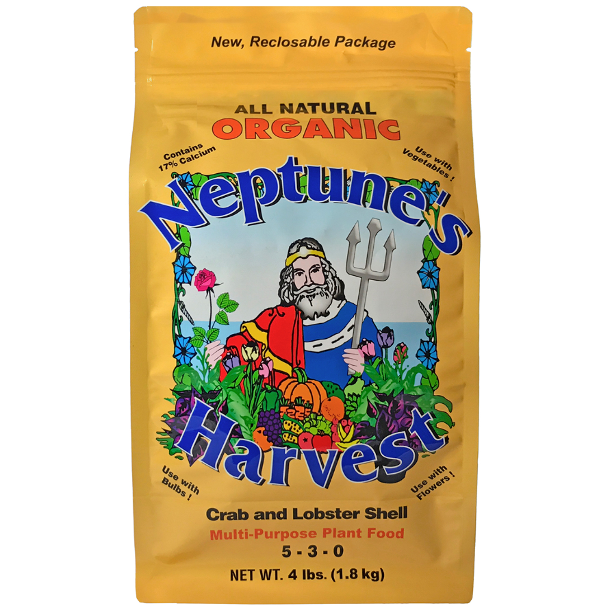 Neptune's Harvest Organic Fertilizer Crab and Lobster Shell 4 lb bag